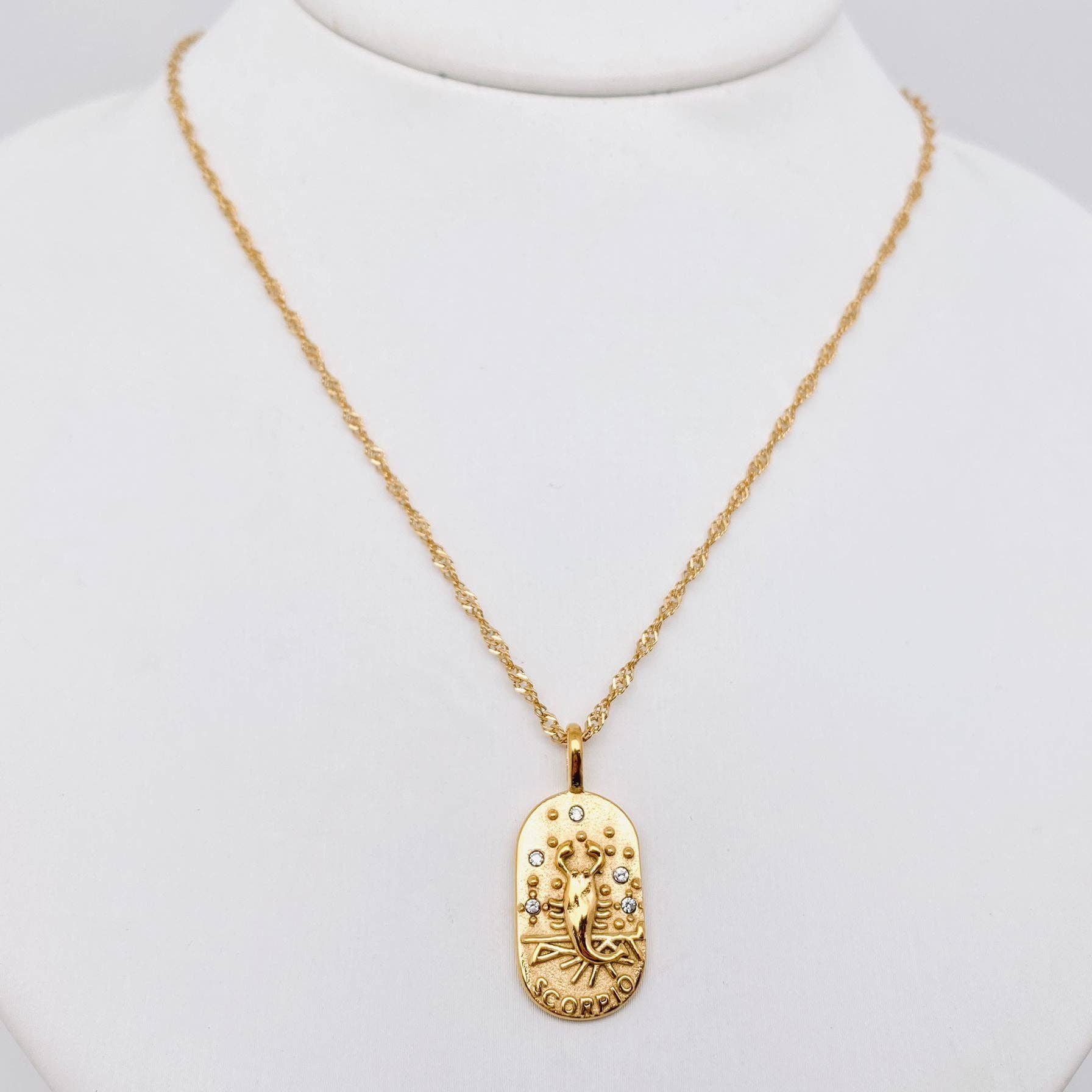 Zodiac Constellation Necklace — Scorpio