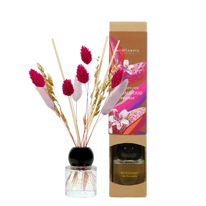 Reed Diffuser with Dried Flowers