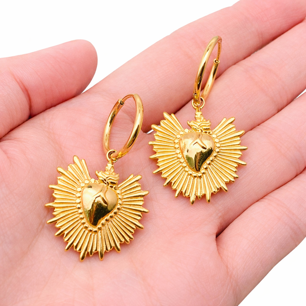  gold-plated-heart-huggie-earrings-closeup